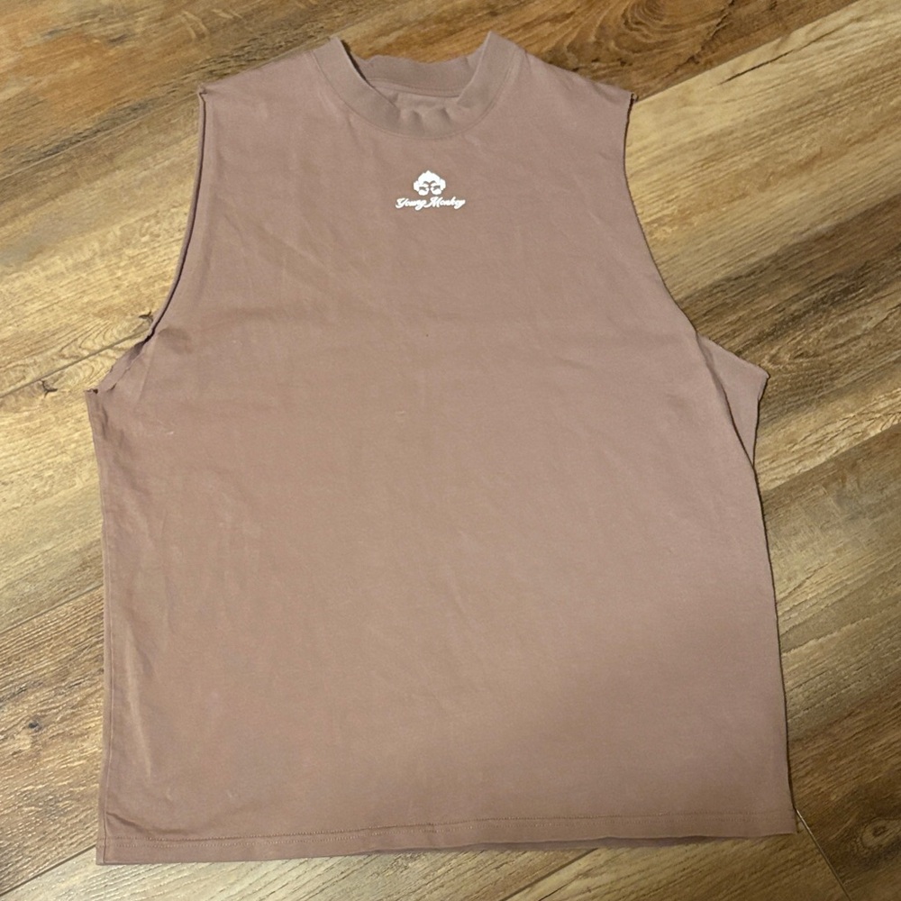 Young Monkey Brown Sleeveless Top